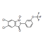 5,6-Dichloro-3-oxo-2-[3-(trifluoromethoxy)phenyl]-3H-indole 1-Oxide