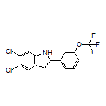 5,6-Dichloro-2-[3-(trifluoromethoxy)phenyl]indoline