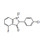 2-(4-Chlorophenyl)-4-fluoro-3-oxo-3H-indole 1-Oxide