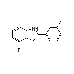 4-Fluoro-2-(m-tolyl)indoline