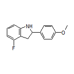 4-Fluoro-2-(4-methoxyphenyl)indoline