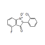 2-(2-Chlorophenyl)-4-fluoro-3-oxo-3H-indole 1-Oxide