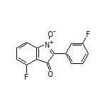4-Fluoro-2-(3-fluorophenyl)-3-oxo-3H-indole 1-Oxide