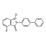 2-(4-Biphenylyl)-4-fluoro-3-oxo-3H-indole 1-Oxide