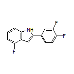 2-(3,4-Difluorophenyl)-4-fluoro-1H-indole