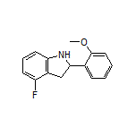 4-Fluoro-2-(2-methoxyphenyl)indoline