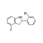 2-(2-Bromophenyl)-4-fluoroindoline