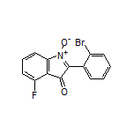 2-(2-Bromophenyl)-4-fluoro-3-oxo-3H-indole 1-Oxide