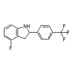 4-Fluoro-2-[4-(trifluoromethyl)phenyl]indoline