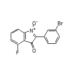 2-(3-Bromophenyl)-4-fluoro-3-oxo-3H-indole 1-Oxide