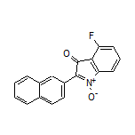 4-Fluoro-2-(naphthalen-2-yl)-3-oxo-3H-indole 1-Oxide