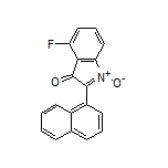 4-Fluoro-2-(naphthalen-1-yl)-3-oxo-3H-indole 1-Oxide