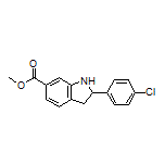 Methyl 2-(4-Chlorophenyl)indoline-6-carboxylate