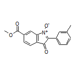 6-(Methoxycarbonyl)-3-oxo-2-(m-tolyl)-3H-indole 1-Oxide