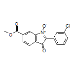 2-(3-Chlorophenyl)-6-(methoxycarbonyl)-3-oxo-3H-indole 1-Oxide