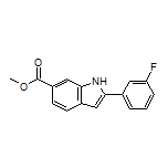 Methyl 2-(3-Fluorophenyl)-1H-indole-6-carboxylate