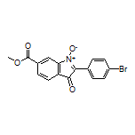 2-(4-Bromophenyl)-6-(methoxycarbonyl)-3-oxo-3H-indole 1-Oxide