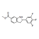 Methyl 2-(3,4,5-Trifluorophenyl)indoline-6-carboxylate