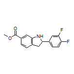 Methyl 2-(3,4-Difluorophenyl)indoline-6-carboxylate