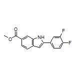 Methyl 2-(3,4-Difluorophenyl)-1H-indole-6-carboxylate