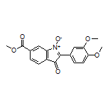 2-(3,4-Dimethoxyphenyl)-6-(methoxycarbonyl)-3-oxo-3H-indole 1-Oxide