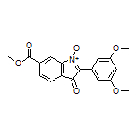 2-(3,5-Dimethoxyphenyl)-6-(methoxycarbonyl)-3-oxo-3H-indole 1-Oxide