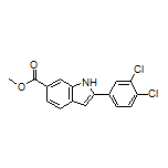 Methyl 2-(3,4-Dichlorophenyl)-1H-indole-6-carboxylate