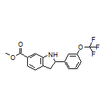 Methyl 2-[3-(Trifluoromethoxy)phenyl]indoline-6-carboxylate