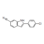 2-(4-Chlorophenyl)-1H-indole-6-carbonitrile