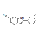 2-(m-Tolyl)-1H-indole-6-carbonitrile
