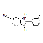 6-Cyano-3-oxo-2-(m-tolyl)-3H-indole 1-Oxide