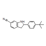 2-[4-(tert-Butyl)phenyl]indoline-6-carbonitrile