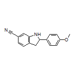 2-(4-Methoxyphenyl)indoline-6-carbonitrile