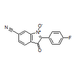 6-Cyano-2-(4-fluorophenyl)-3-oxo-3H-indole 1-Oxide