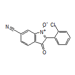 2-(2-Chlorophenyl)-6-cyano-3-oxo-3H-indole 1-Oxide