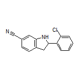 2-(2-Chlorophenyl)indoline-6-carbonitrile