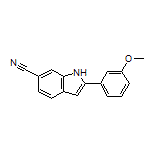 2-(3-Methoxyphenyl)-1H-indole-6-carbonitrile