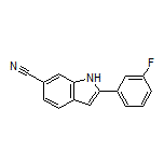 2-(3-Fluorophenyl)-1H-indole-6-carbonitrile