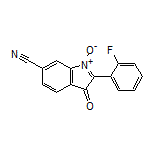 6-Cyano-2-(2-fluorophenyl)-3-oxo-3H-indole 1-Oxide
