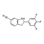 2-(3,4,5-Trifluorophenyl)indoline-6-carbonitrile