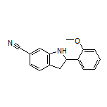2-(2-Methoxyphenyl)indoline-6-carbonitrile