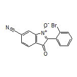 2-(2-Bromophenyl)-6-cyano-3-oxo-3H-indole 1-Oxide