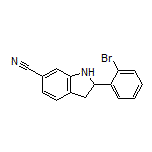 2-(2-Bromophenyl)indoline-6-carbonitrile