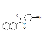 6-Cyano-2-(naphthalen-2-yl)-3-oxo-3H-indole 1-Oxide