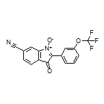 6-Cyano-3-oxo-2-[3-(trifluoromethoxy)phenyl]-3H-indole 1-Oxide