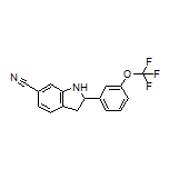 2-[3-(Trifluoromethoxy)phenyl]indoline-6-carbonitrile