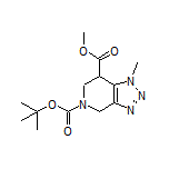 Methyl 5-Boc-1-methyl-4,5,6,7-tetrahydro-1H-[1,2,3]triazolo[4,5-c]pyridine-7-carboxylate