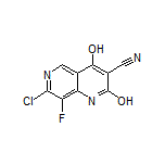 7-Chloro-8-fluoro-2,4-dihydroxy-1,6-naphthyridine-3-carbonitrile
