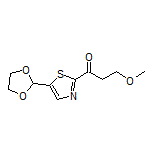 1-[5-(1,3-Dioxolan-2-yl)thiazol-2-yl]-3-methoxy-1-propanone