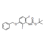 3-(Benzyloxy)-N-Boc-2,6-diiodoaniline